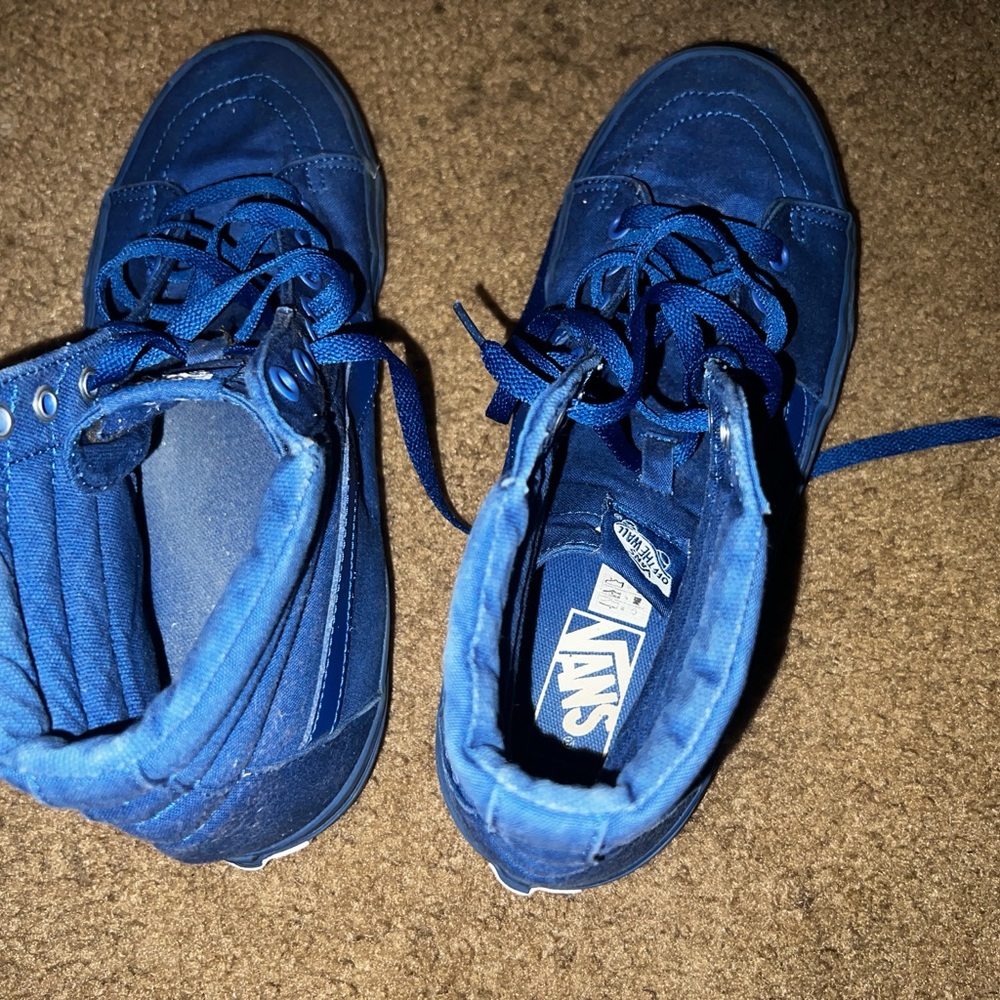 Vans sk8 hi - All Blue mens size 11 shoes